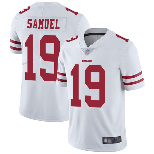 San Francisco 49ers Limited White Men Deebo Samuel Road NFL Jersey #19 Vapor Untouchable->women nfl jersey->Women Jersey